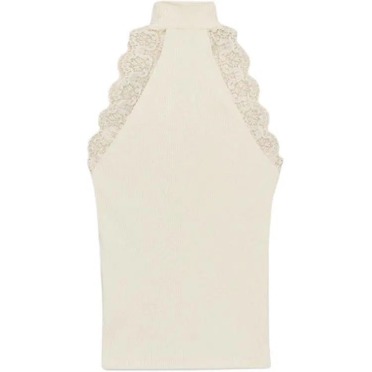 Женский топ без рукавов Raw White ZARA, Raw White