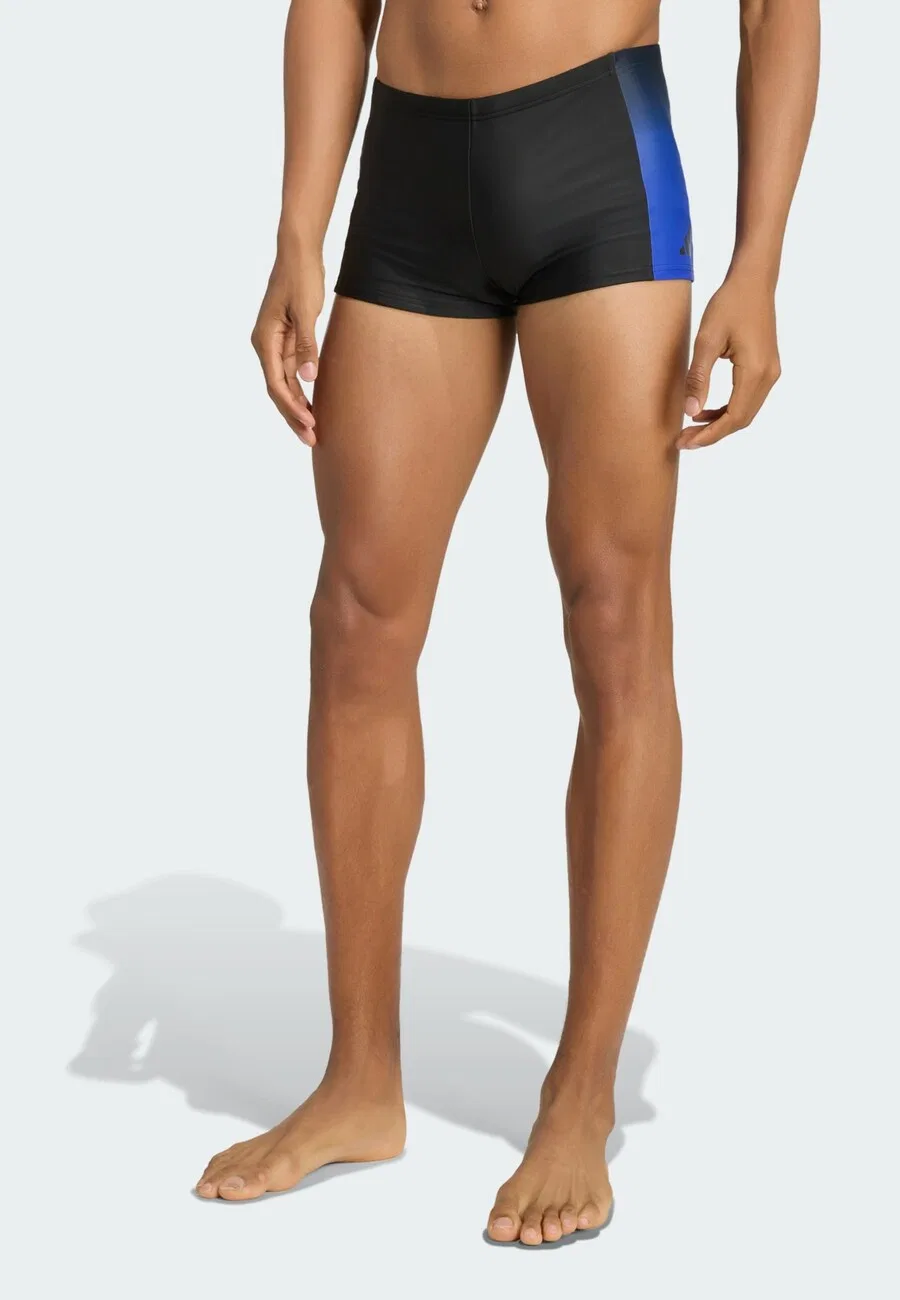 Плавки-шорты ADIDAS PERFORMANCE Athletic Swim Trunks черного цвета — фото 2