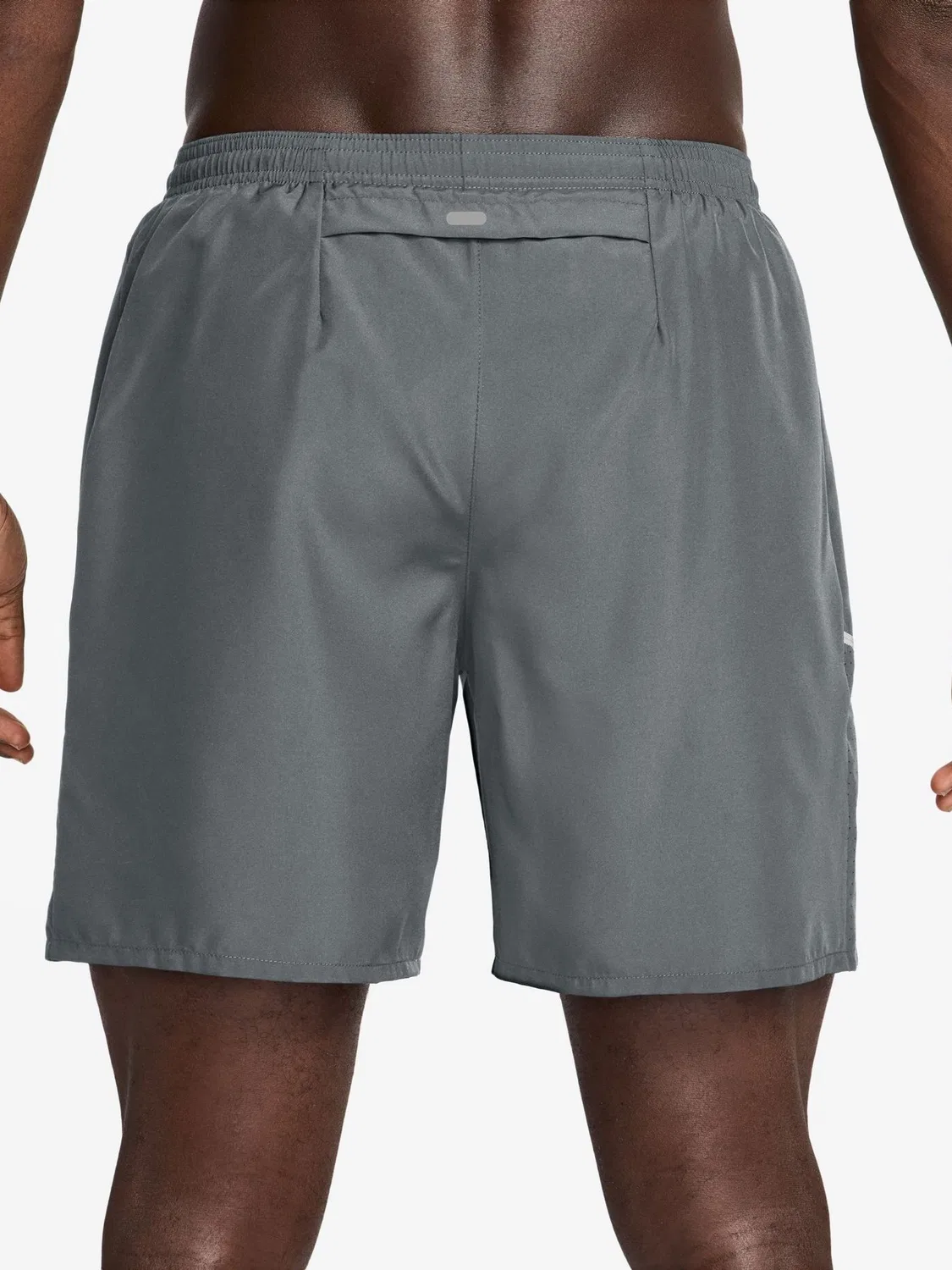 Шорты беговые 2-в-1 Miler Dri-FIT Nike, дымчато-серый — фото 2
