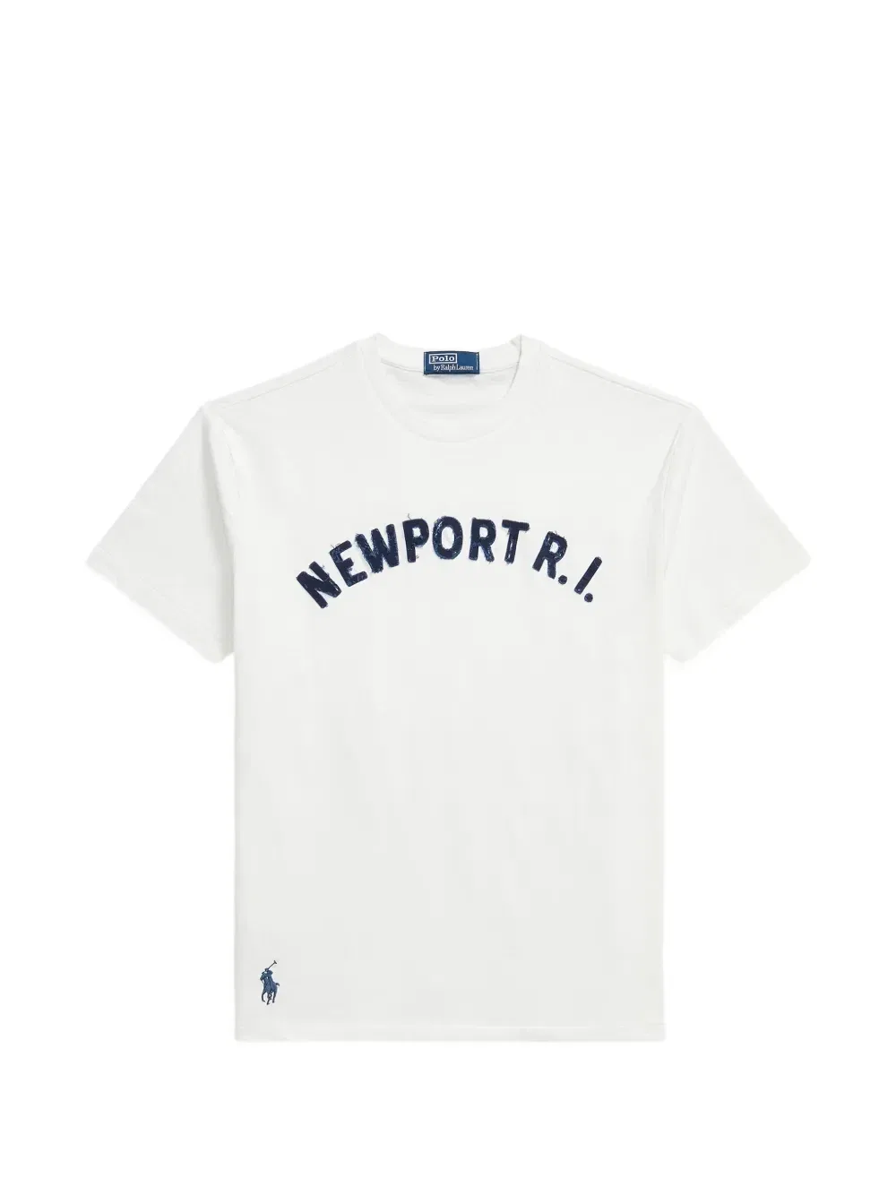 Футболка с аппликацией Polo Ralph Lauren, белый