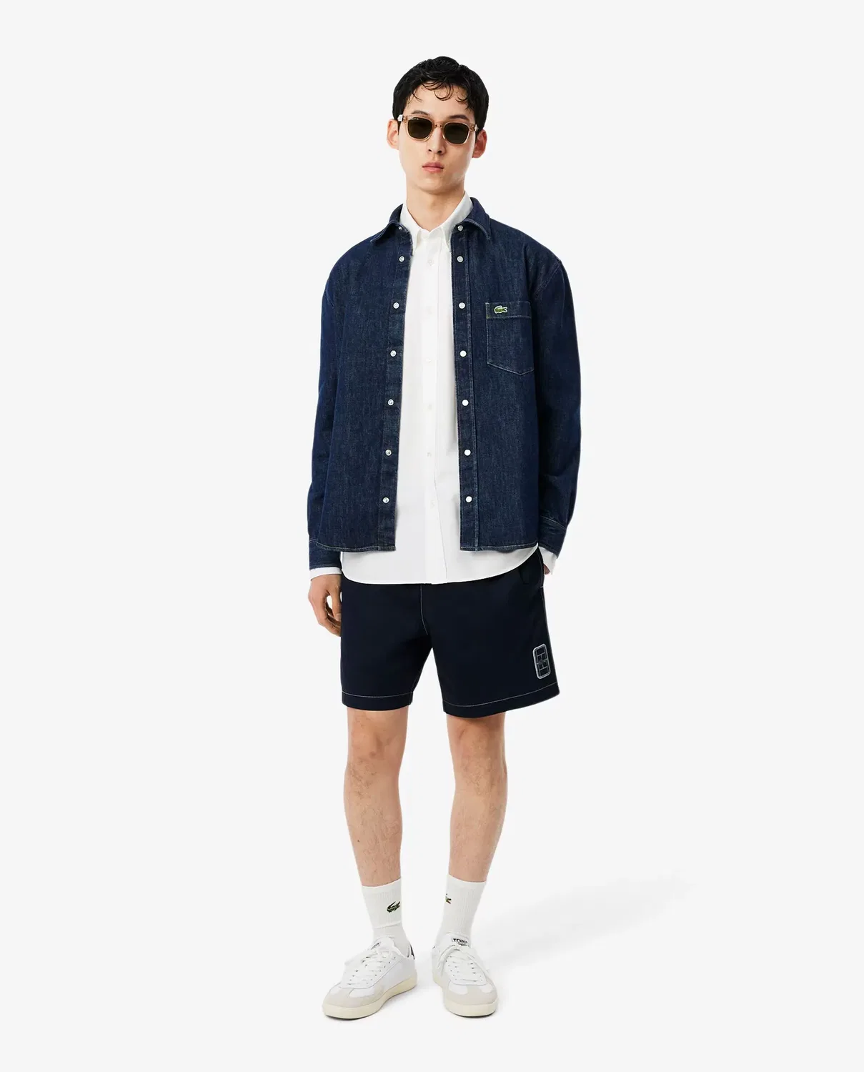 Мужская рубашка с длинным рукавом Lacoste Blanco — фото 4
