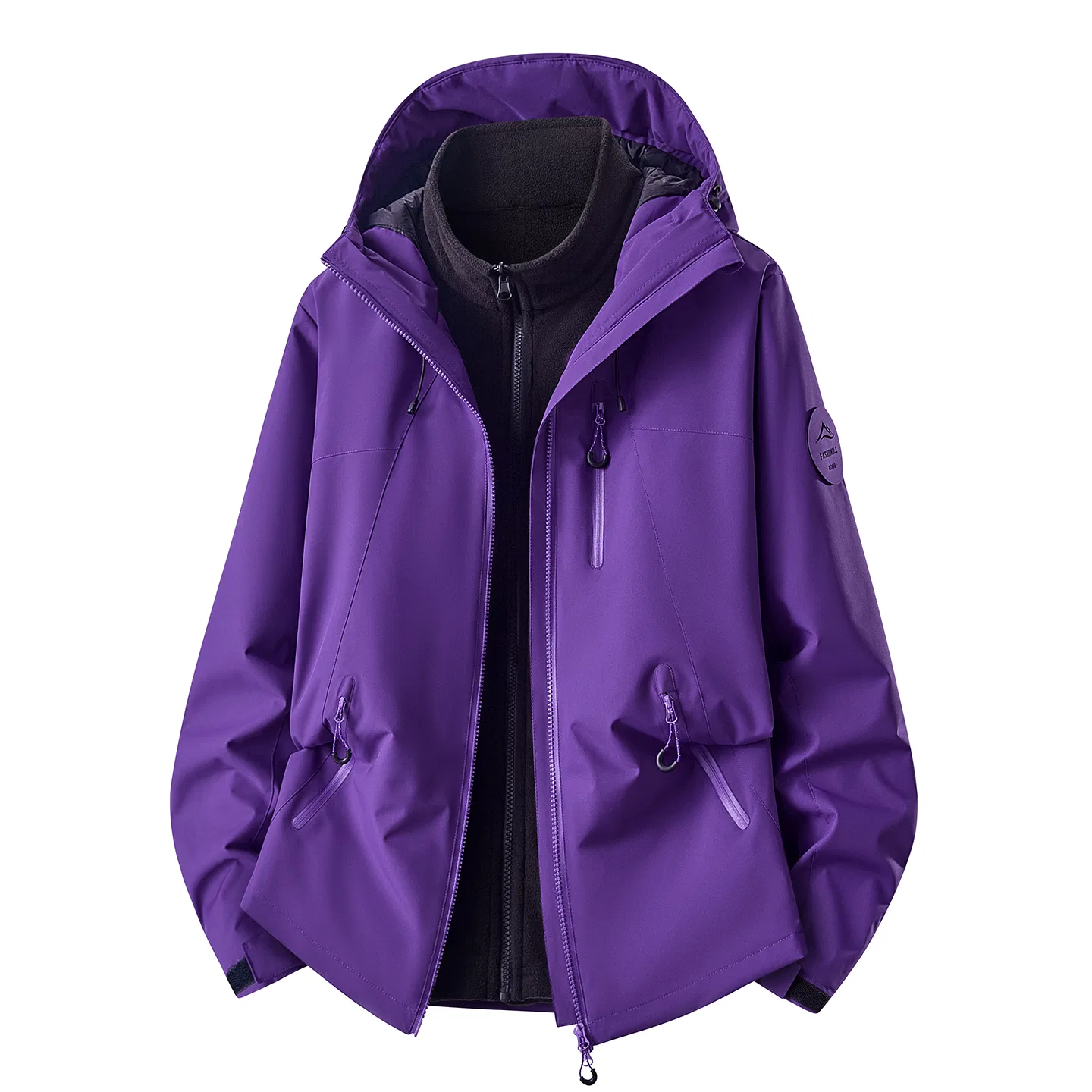 Детская ветровка с капюшоном и отстегивающейся подкладкой JEEP SPIRIT, Gentian Purple