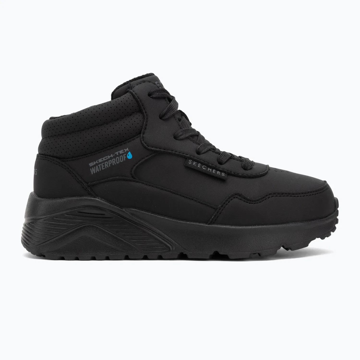 Детские кроссовки с высоким берцем Skechers Uno Lite Aqua Ave, Schwarz — фото 2
