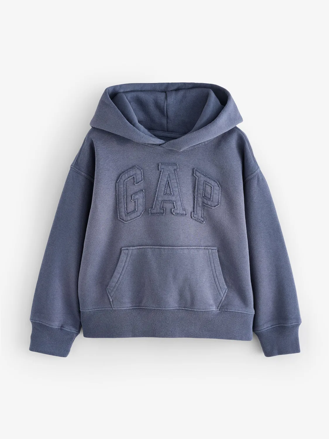 Худи Gap VintageSoft Relaxed Logo Hoodie, вымытый темно-синий