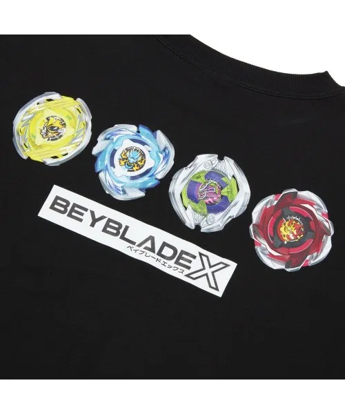 Детский свитшот с длинным рукавомBeyblade X Toys"R"Us/Babies"R"Us, Черный — фото 2