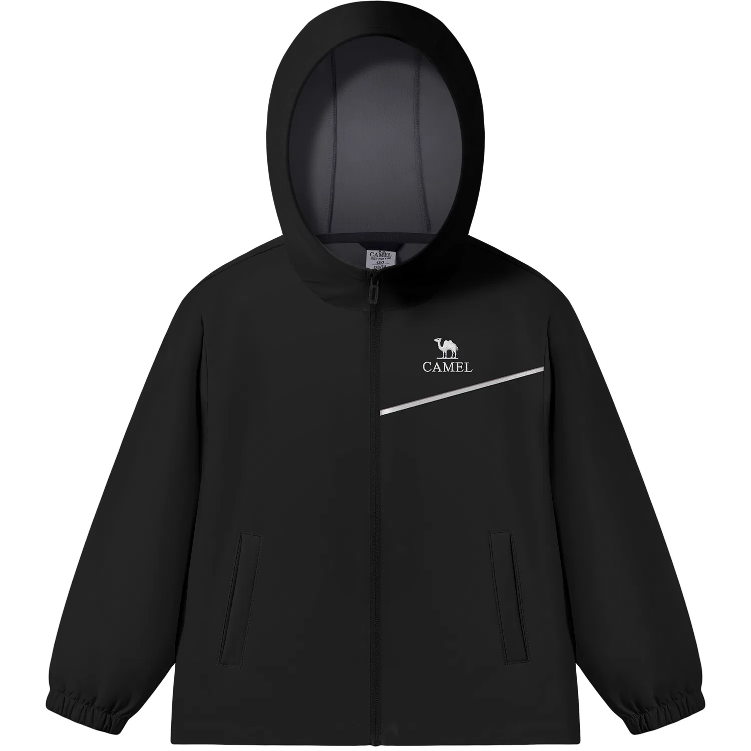 Детская ветрозащитная куртка с капюшоном Phantom Black CAMEL, Phantom Black