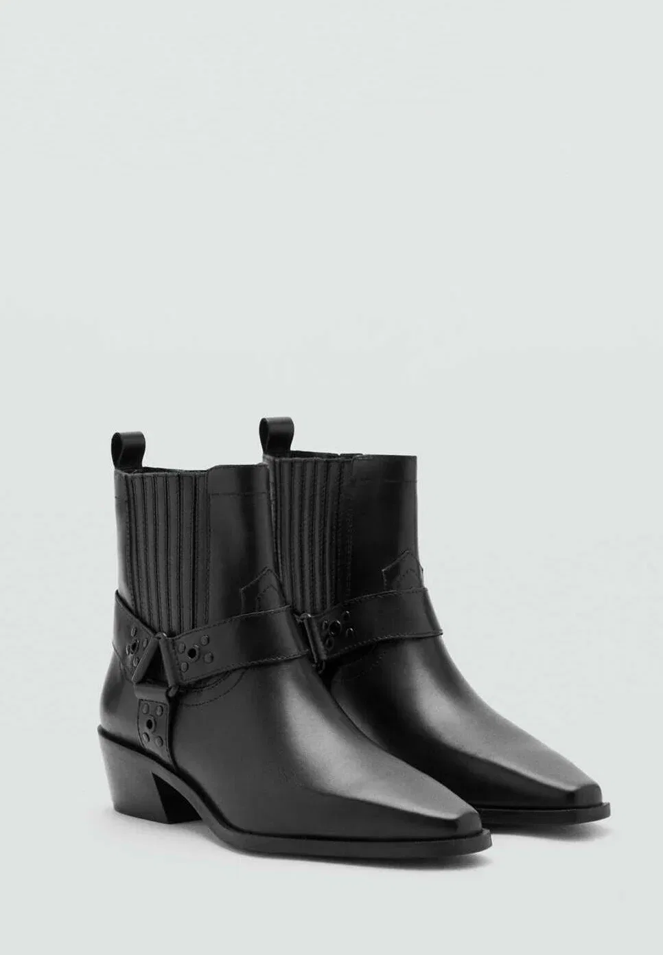 Подростковые - ботильоны Mango Kids, Black — фото 2