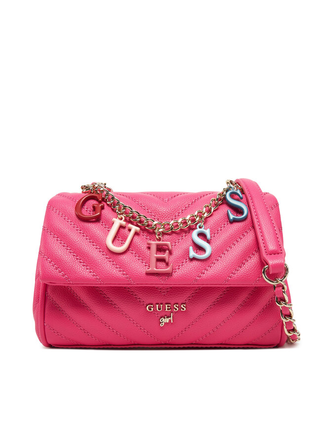 

Вечерняя сумка Guess, розовый, Черный, Вечерняя сумка Guess, розовый