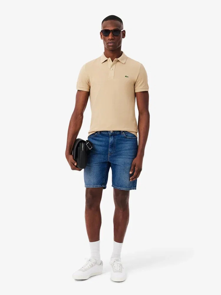 Шорты джинсовые Bermuda LACOSTE, Navy — фото 4
