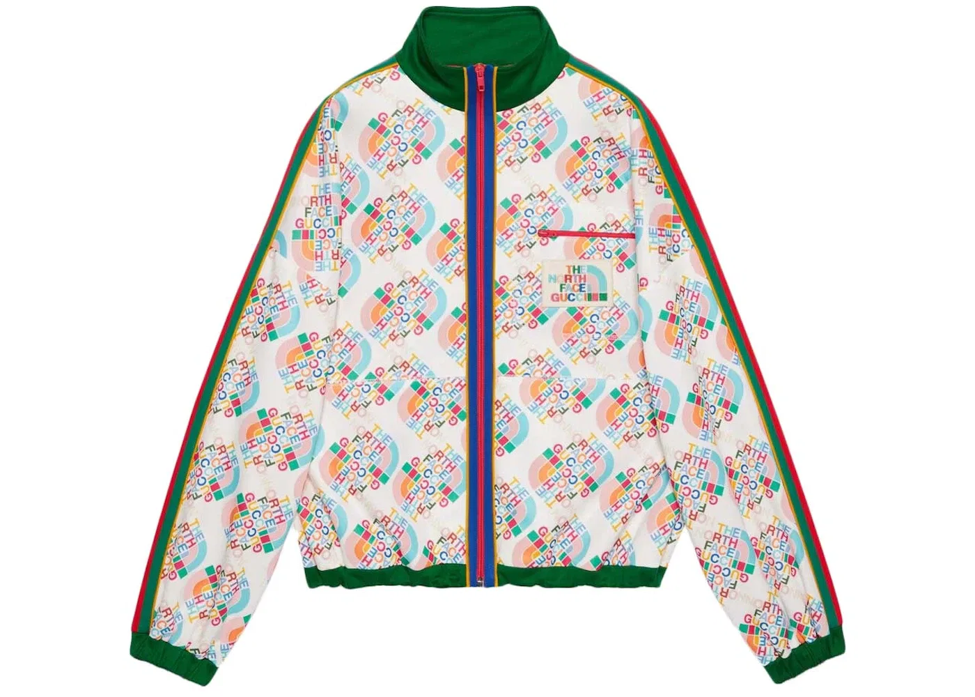 Женская куртка с принтом Jacket Gucci, Multicolor/Ivory