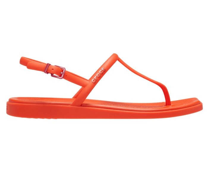 Сланцы Crocs Women's Miami Flip Thong, красный — фото 2