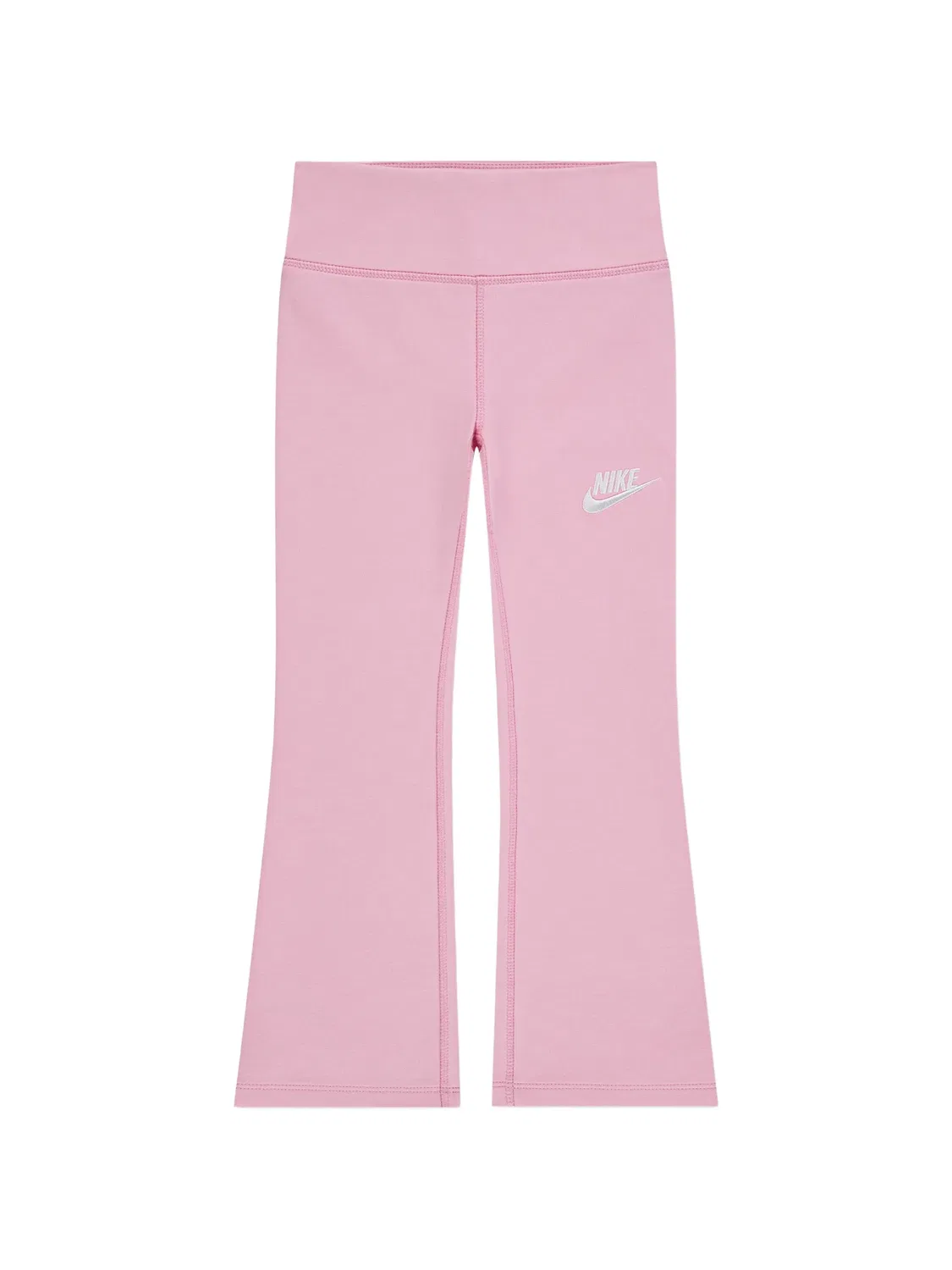 Расклешенные брюки LBR с вышитым логотипом Nike Kids, розовый