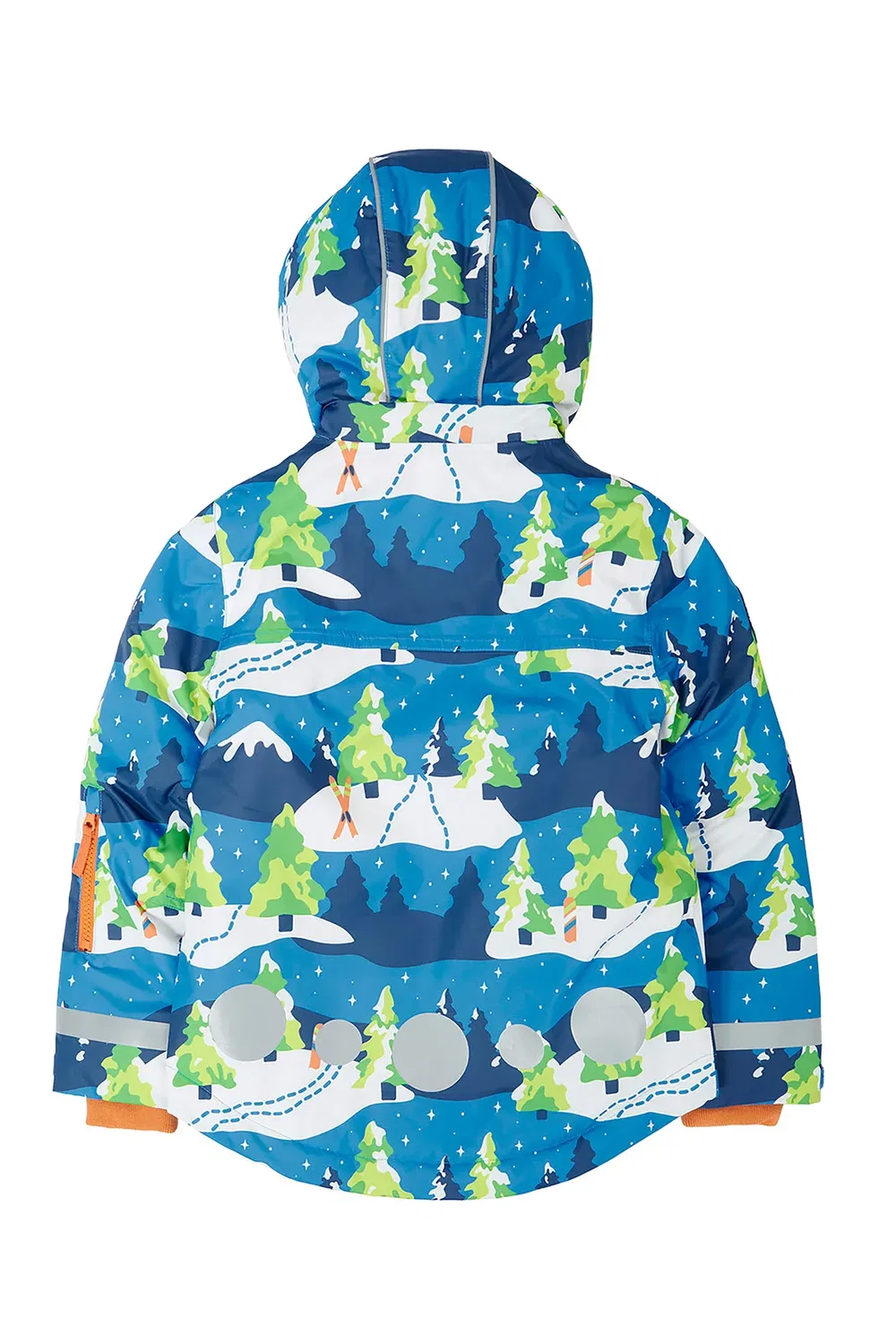 Детское зимнее пальто Snow and ski coat Frugi, Blue — фото 3