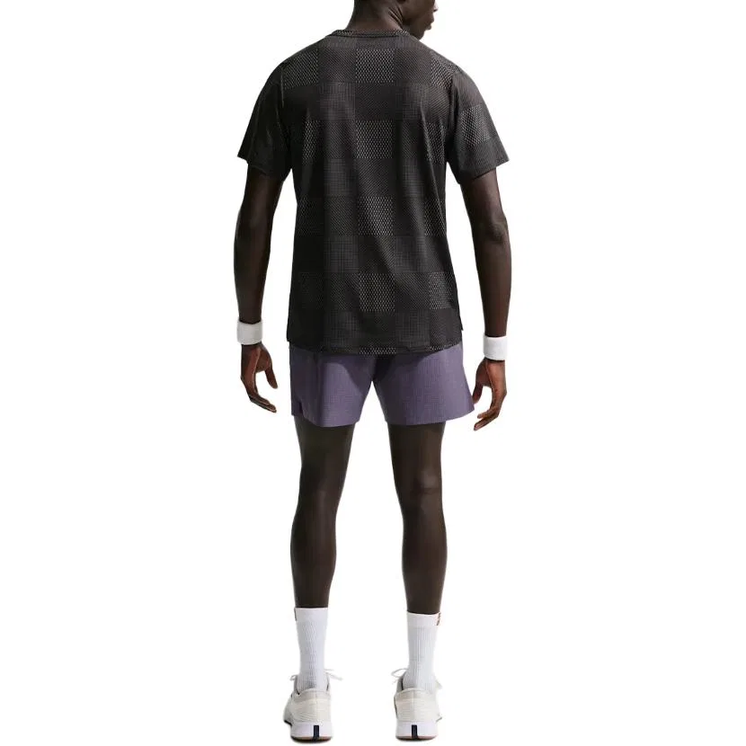 Мужские шорты для тенниса Dri-FIT 6" с зауженным кроем, Nike, Dark Color Raisins — фото 4