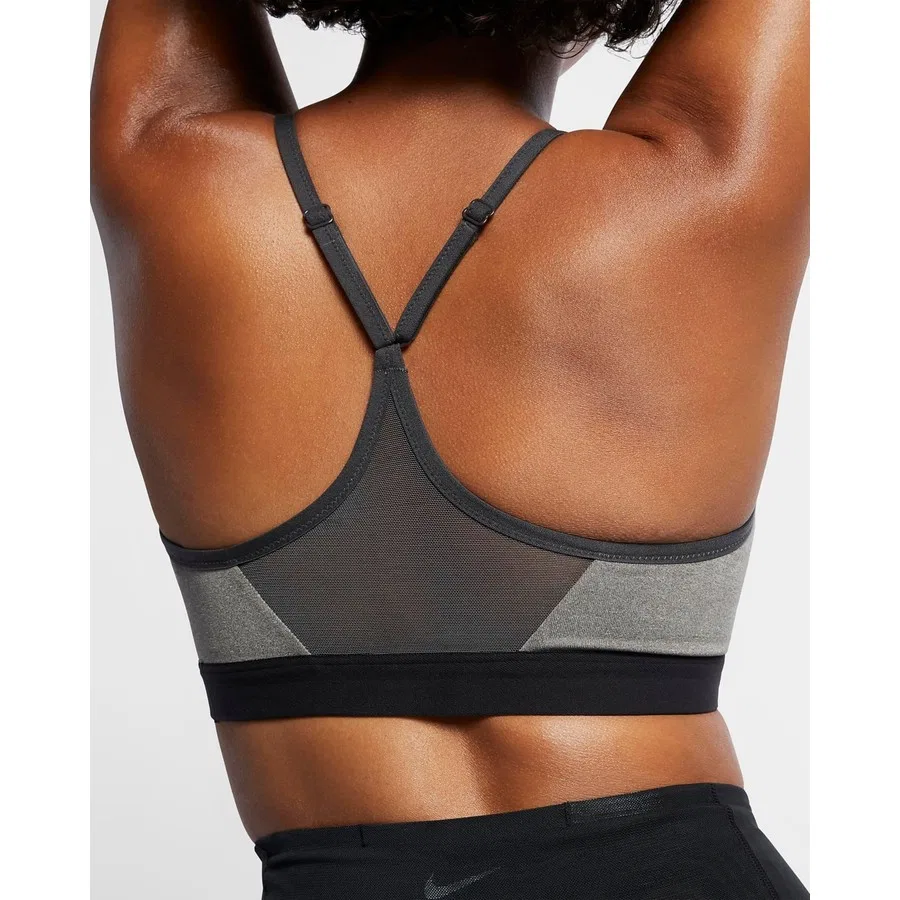 Спортивный бюстгальтер Dri-FIT Indy Nike, Серый — фото 3