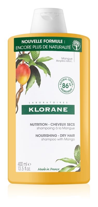 

Интенсивный питательный шампунь для сухих волос Klorane Mango