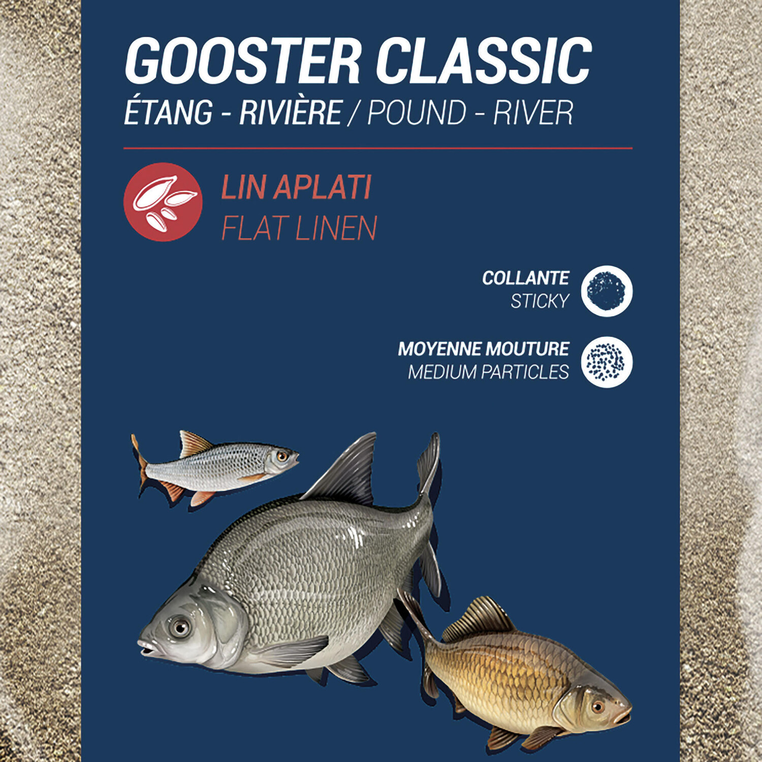 

Прикормка Gooster Classic 4×4 все виды 1 кг CAPERLAN