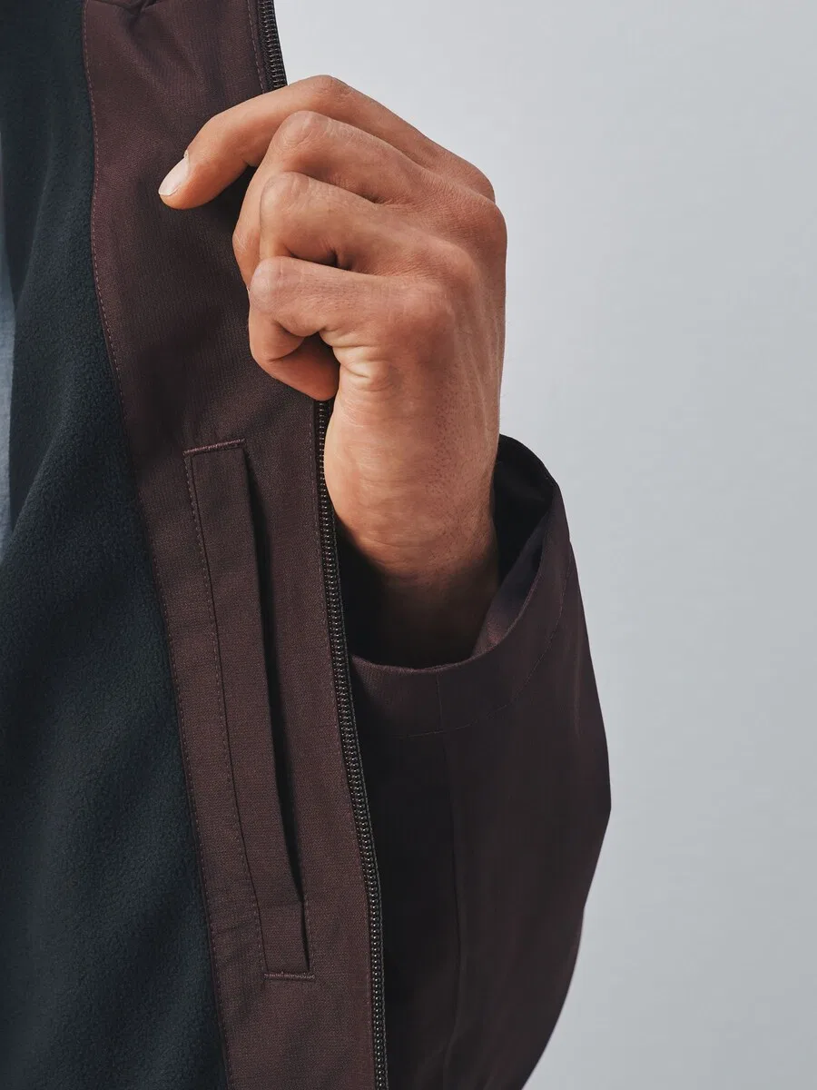 Спортивная куртка Next Performance Jacket винно-красного цвета — фото 3