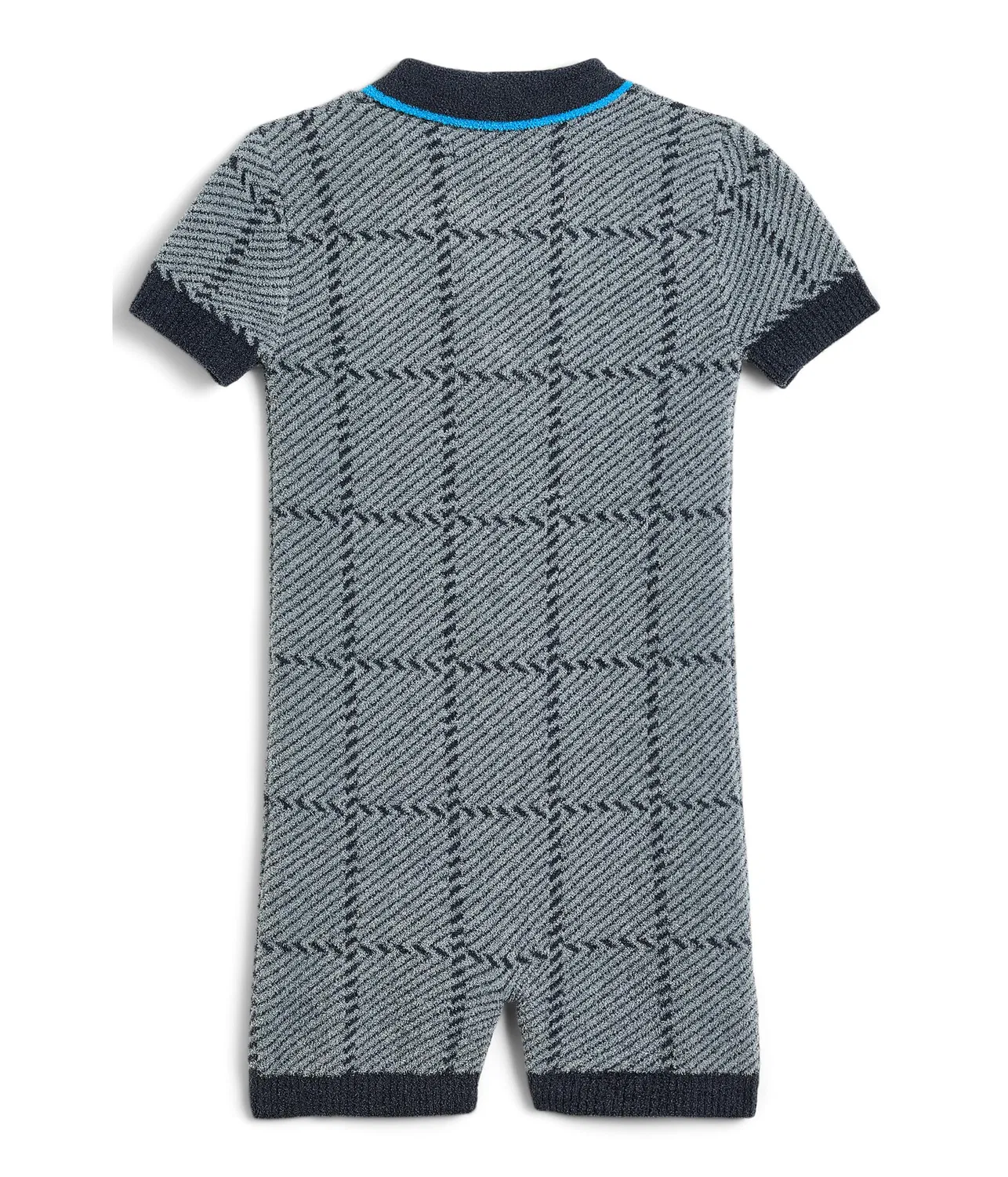 Комбинезон в клетку (для младенцев) Barefoot Dreams Kids, Indigo Multi — фото 2