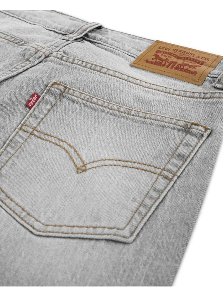 Джинсы свободного кроя модель 555 Levi'S Kids, серый — фото 3