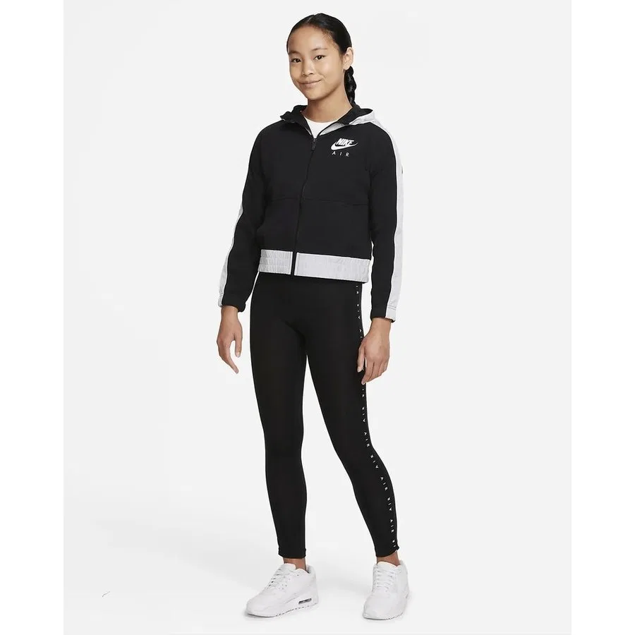 Детская худи с капюшоном на молнии Nike Full-Zip Hoodie, Черный