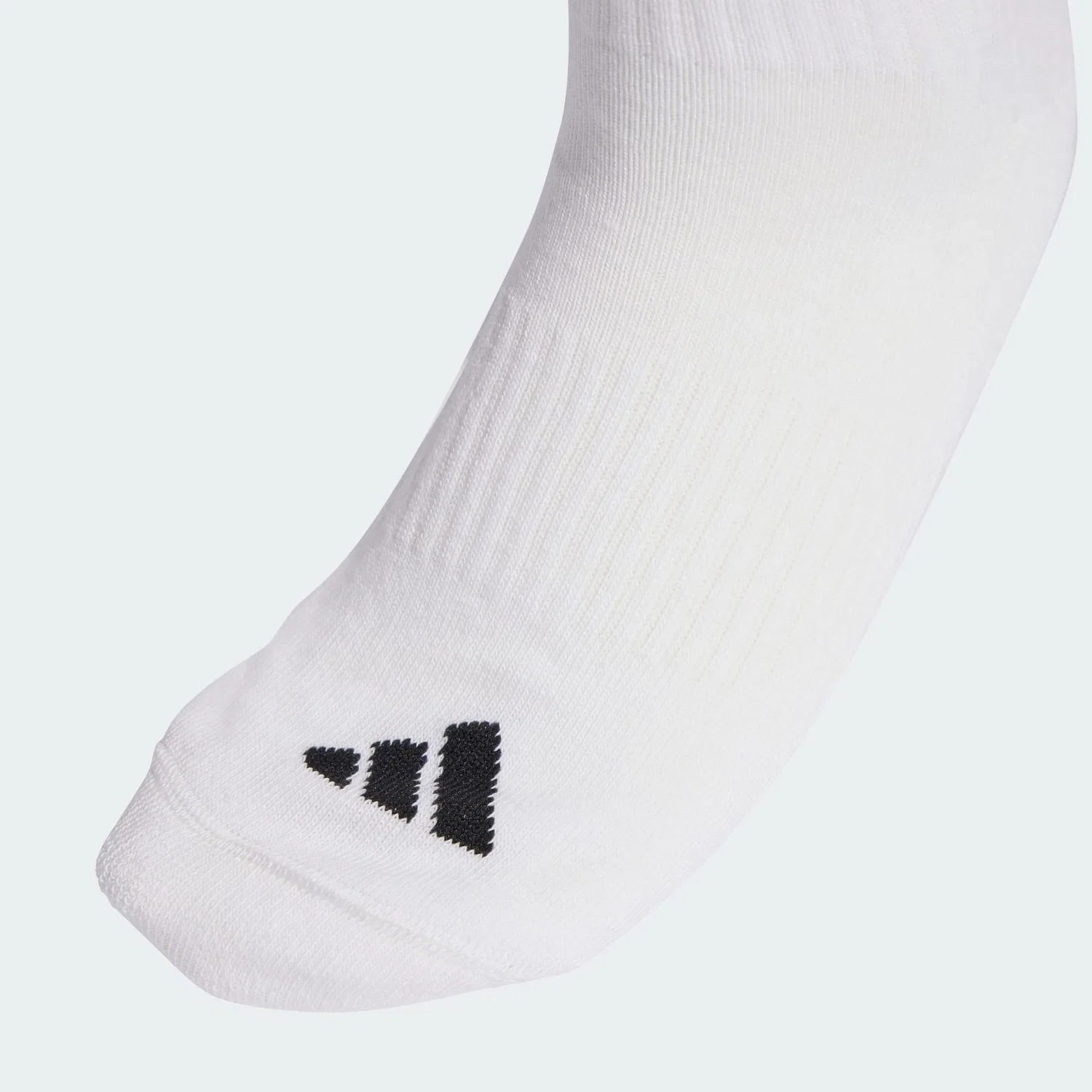 Носки гольфы с поддержкой свода стопы 3-Streifen Adidas, Weiß Schwarz — фото 2