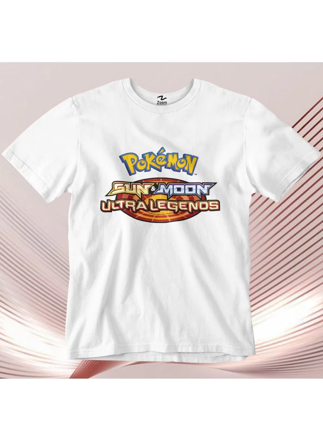 Футболка с принтом Pokémon Sun and Moon Ultra Legends Zoom, белый