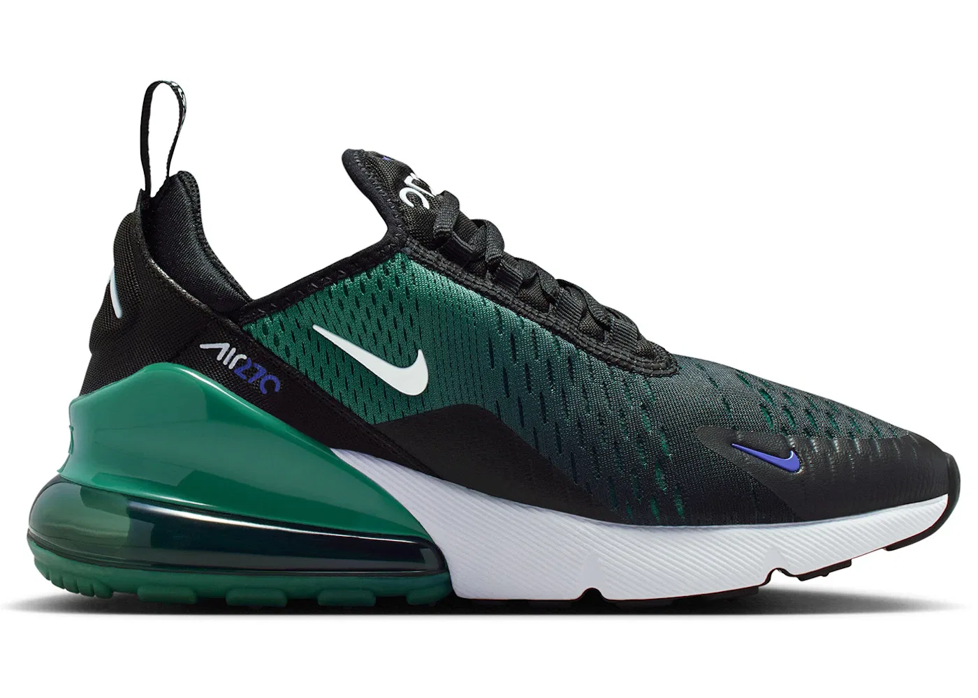 Детские кроссовки с амортизацией Nike Air Max 270, Black/Evergreen Aura/Deep Night/White