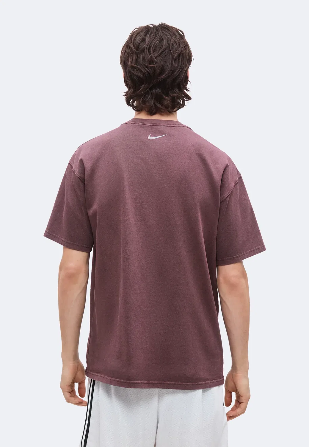 Футболка «Кошмар» - футболка с принтом Nike Performance, Burgundy Crush — фото 3