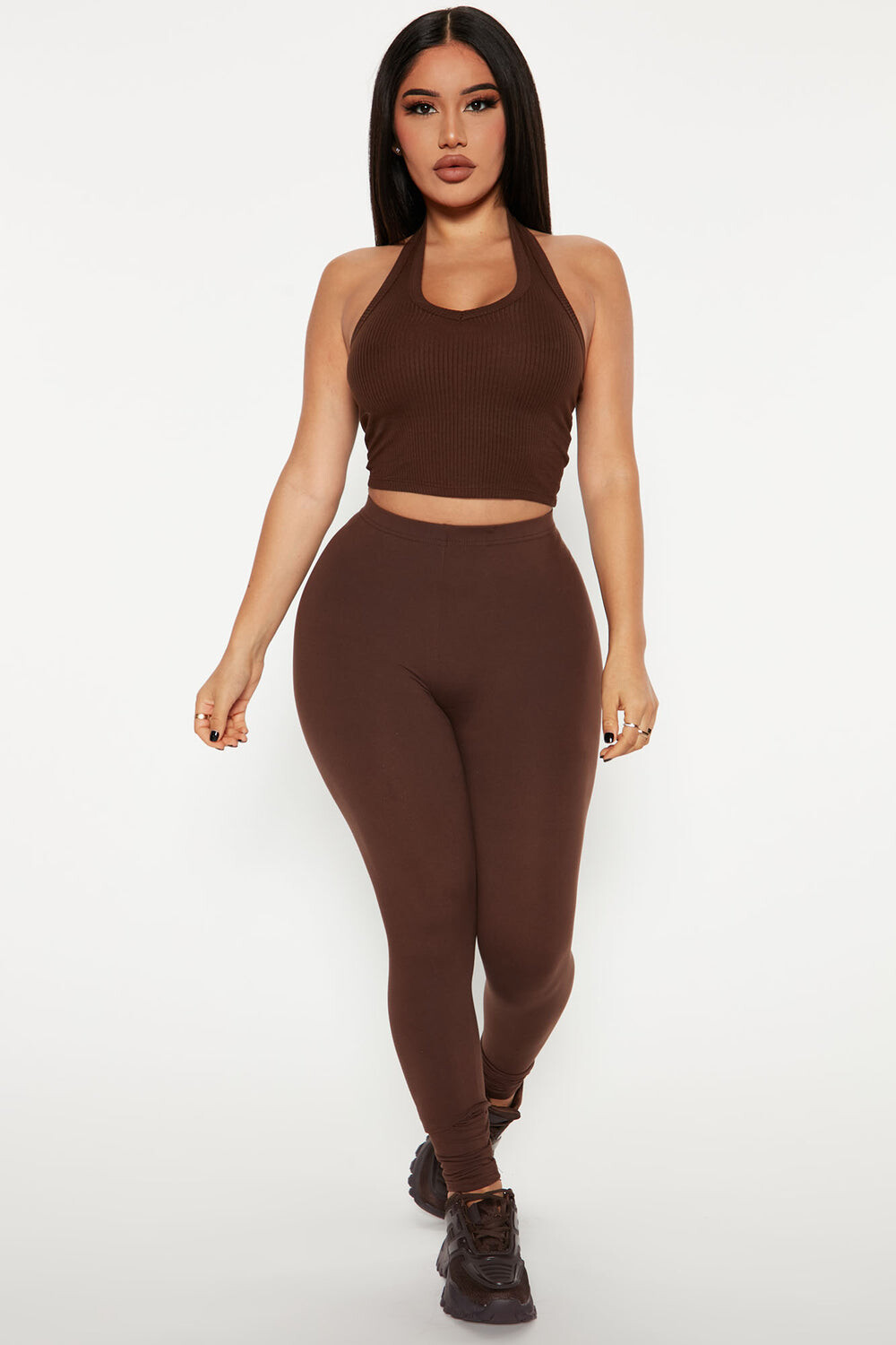 

Леггинсы Fashion Nova PPA6384, шоколад