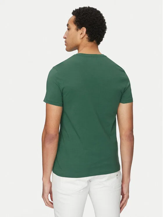 Футболка slim fit Polo Ralph Lauren, зеленый — фото 3