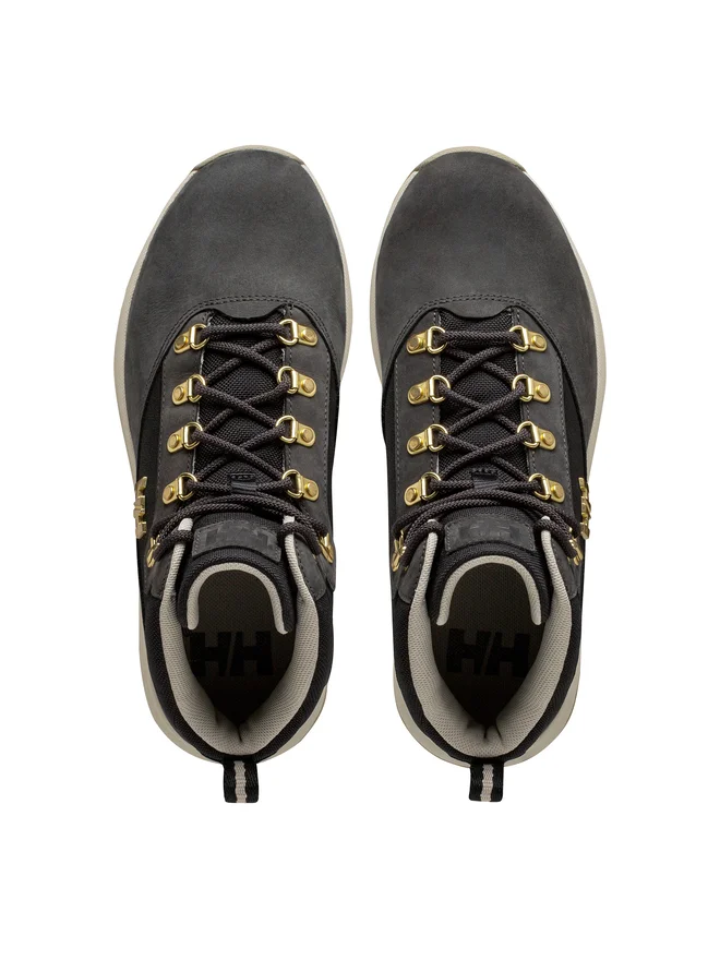 Ботинки женские Helly Hansen Botas Victoria с золотой фурнитурой, черный — фото 4