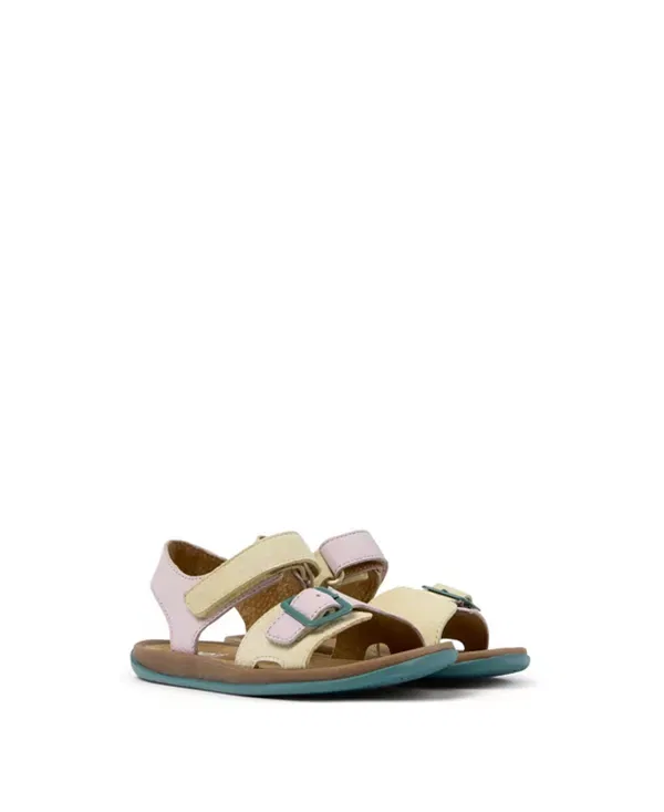 Сандалии детские Camper Bicho Mismatched, кожаные, мультиколор