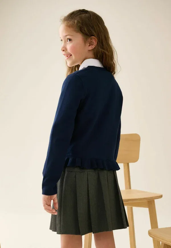 Кардиган хлопковый Cardigan Next, Navy Blue, темно-синий — фото 3