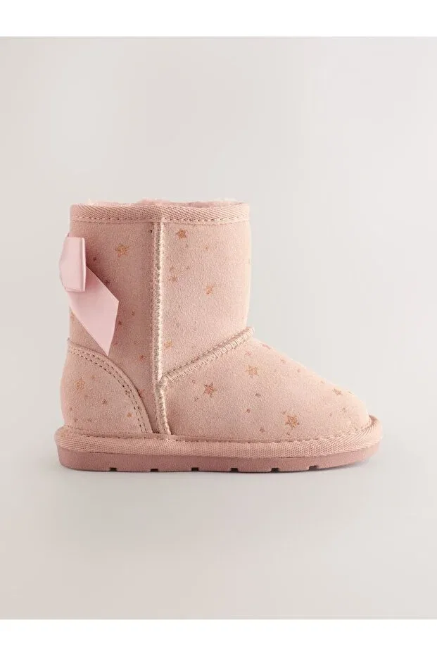 Детские ботинки-челси водонепроницаемые с принтом Next Baby, Pink — фото 2