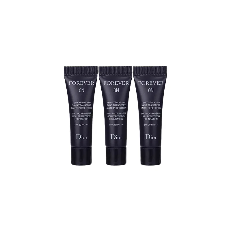Женский набор пробников тонального крема DIOR Creamy Eternal Liquid Foundation 0N, 2.7 мл*3, DIOR, 0N