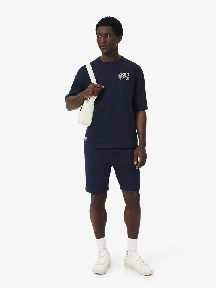 Футболка с графическим принтом LACOSTE, Navy — фото 4