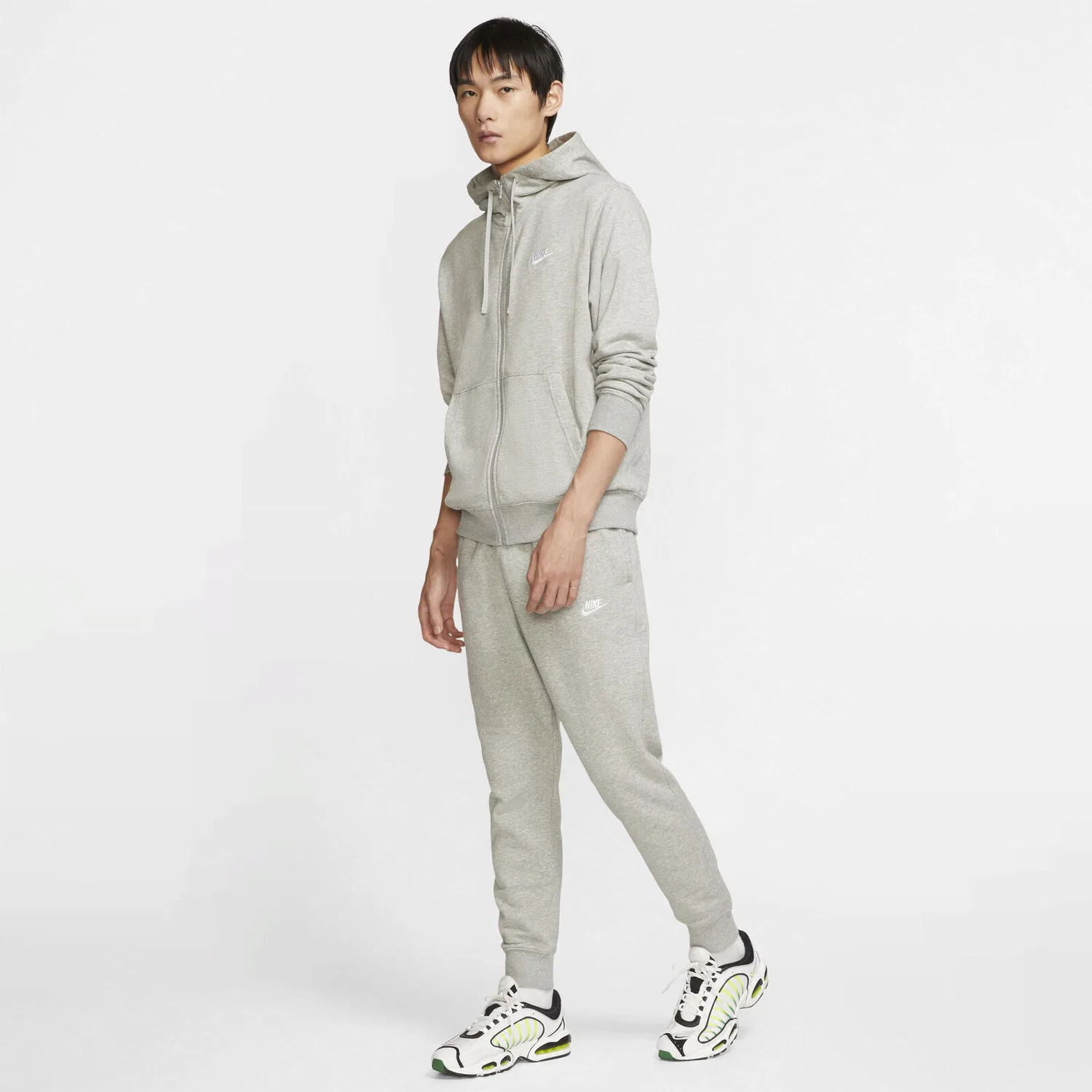 Мужские хлопковые джоггеры Nike NSW Club Jogger FT, Grau — фото 3
