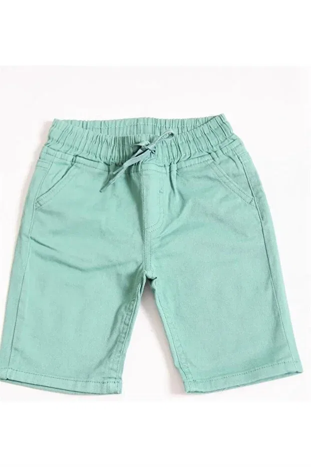 Детские шорты для девочек хлопковые Minny Max, Mint Green — фото 2