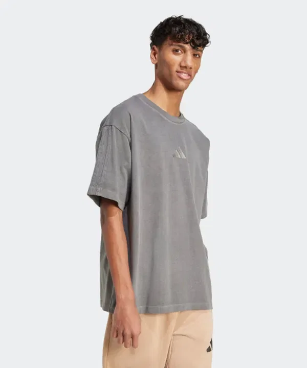 Футболка с принтом Adidas, charcoal black — фото 4