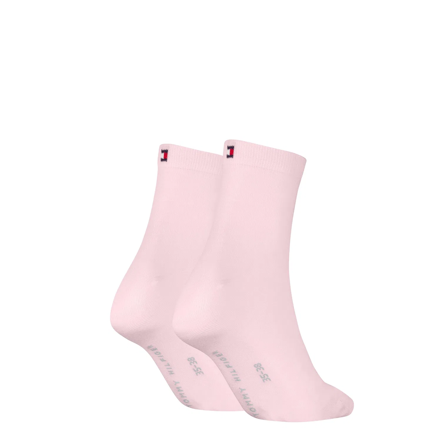 Женские короткие носки из мягкой хлопковой смеси Tommy Hilfiger, Light Pink — фото 2
