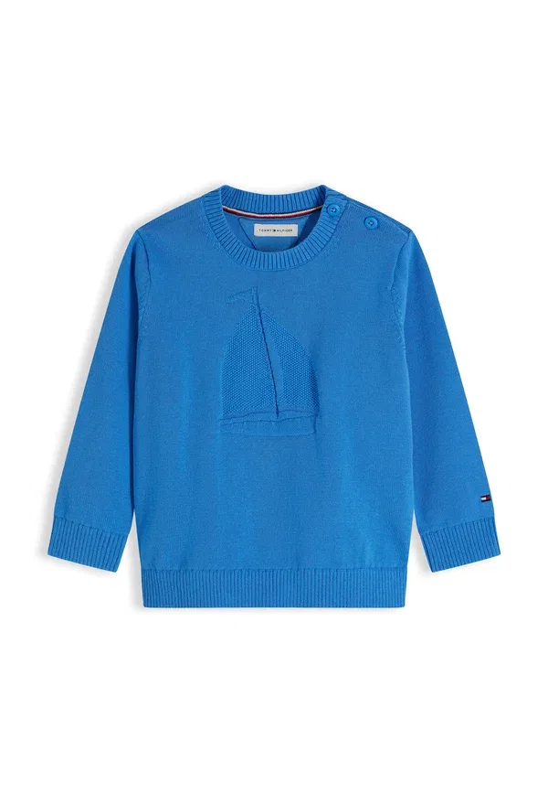 Джемпер с принтом Unisex Tommy Hilfiger Copenhagen Blue, синий
