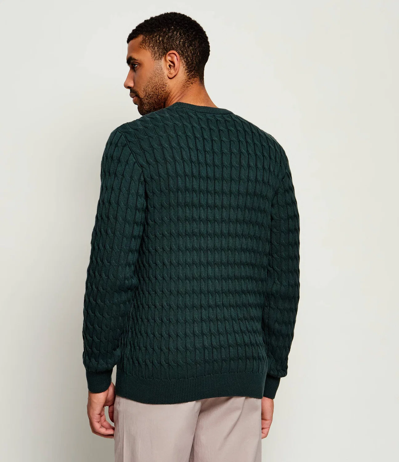 Свитер с круглым вырезом U.S. Polo Assn., Verde Bottiglia — фото 3