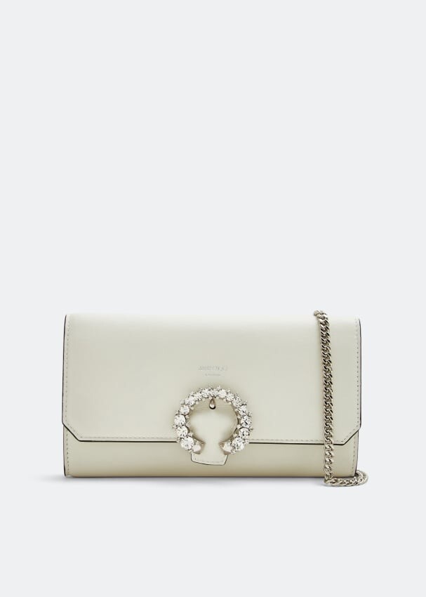 

Кошелек JIMMY CHOO Chain wallet, белый
