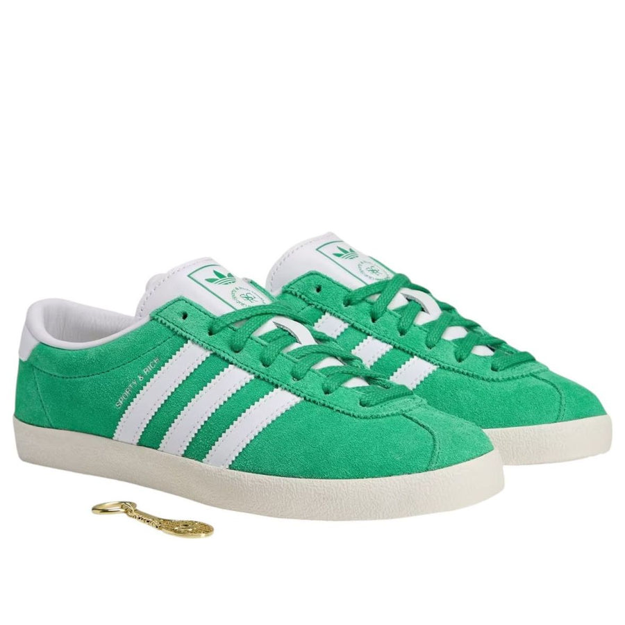 Кроссовки (WMNS) adidas x Sporty & Rich Blanc 'Court Green', зеленый — фото 3