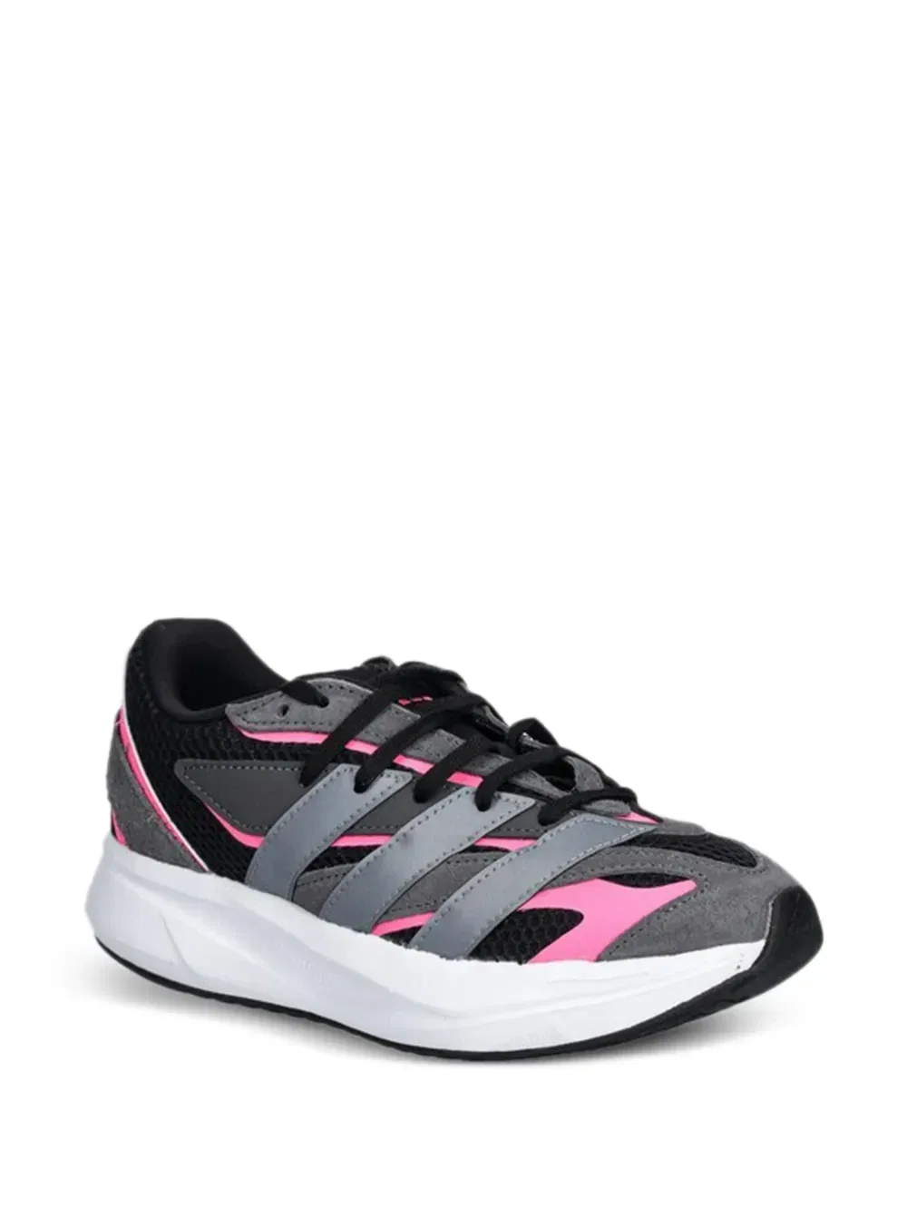 Кроссовки на шнуровке Lightblaze Adidas Kids, черный