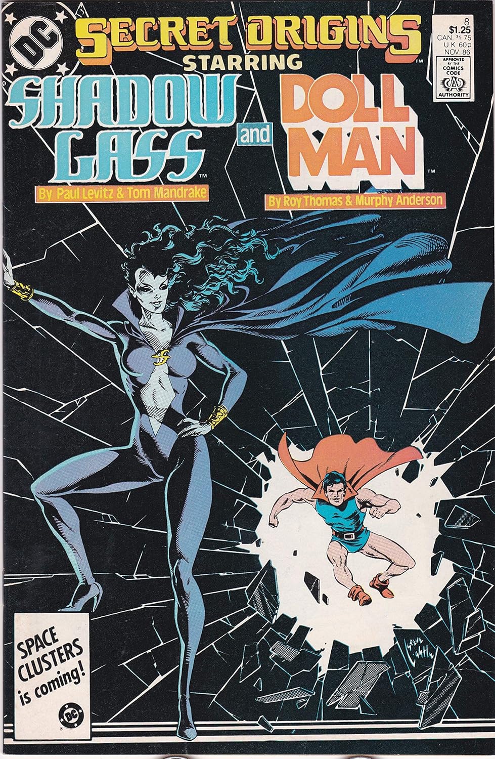 

Secret Origins Starring Shadow Lass and Doll Mann (Comic) Nov. 1986, No. 8 (DC Comics)