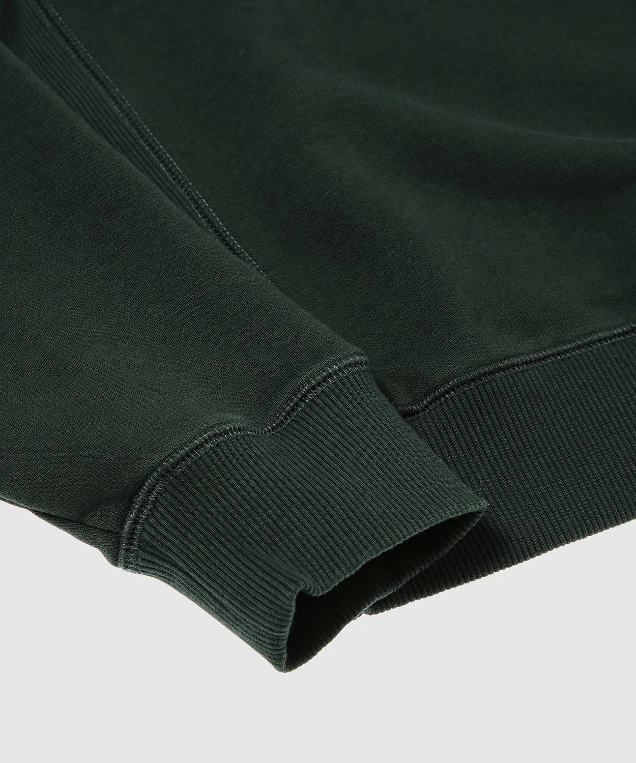 Мужской свитшот из футера с вышивкой Acne Studios, Dark Green — фото 4