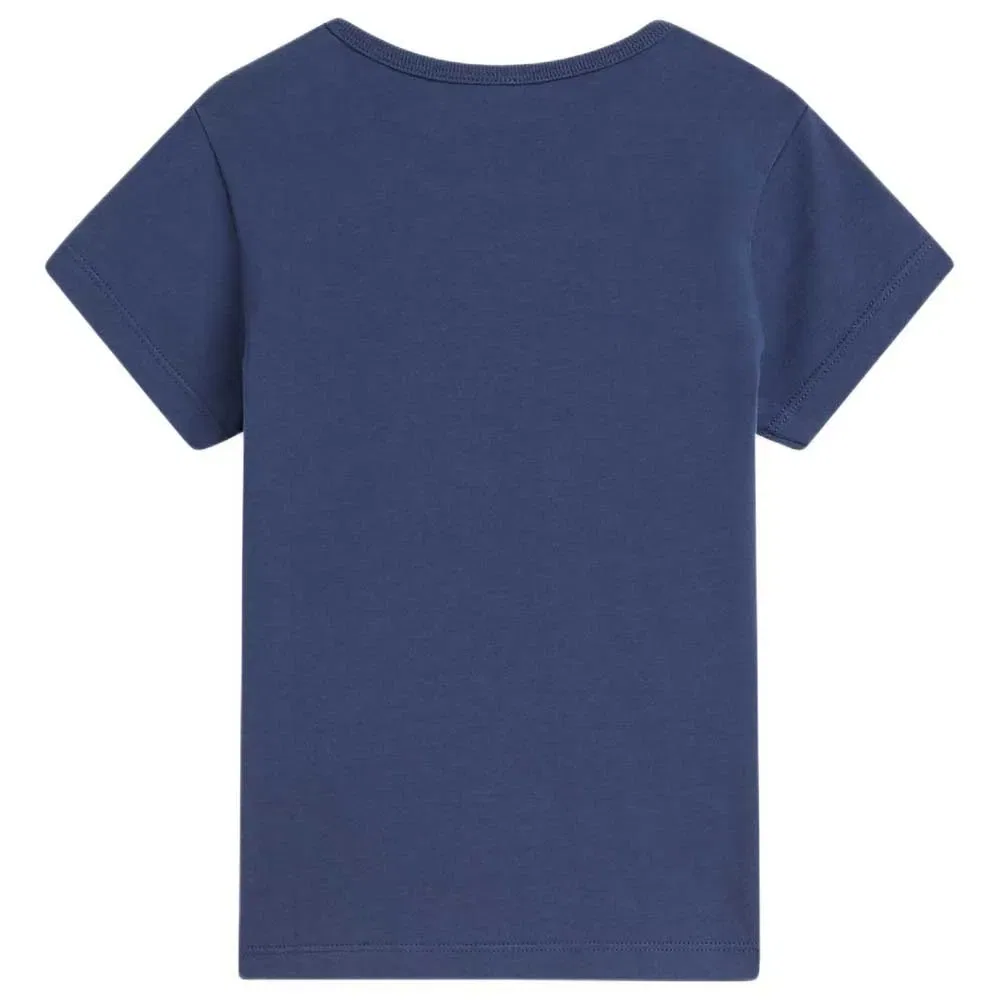 Детская футболка для девочек с принтом 184647 Scotch & soda, Blue — фото 2
