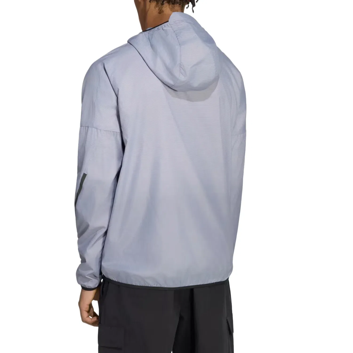 Мужская куртка AMG Windbreaker Asia Sizing 'Glory GreySilver Dawn' adidas, Glory Grey/Silver Dawn — фото 3